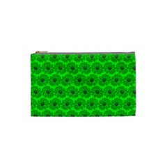 Gerbera Daisy Vector Tile Pattern Cosmetic Bag (small)  by GardenOfOphir