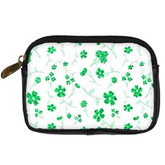Sweet Shiny Floral Green Digital Camera Cases by ImpressiveMoments