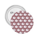 Cute Whale Illustration Pattern 2.25  Buttons
