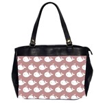 Cute Whale Illustration Pattern Office Handbags (2 Sides) 