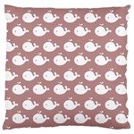 Cute Whale Illustration Pattern Large Cushion Cases (Two Sides) 