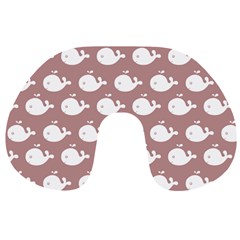 Cute Whale Illustration Pattern Travel Neck Pillows