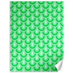 Awesome Retro Pattern Green Canvas 36  X 48   by ImpressiveMoments