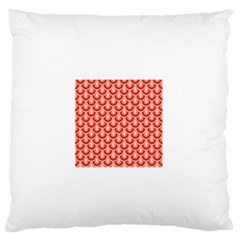 Awesome Retro Pattern Red Standard Flano Cushion Cases (one Side)  by ImpressiveMoments