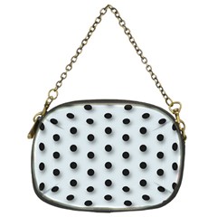 Black And White Polka-dot  Chain Purses (two Sides) 