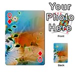 Wonderful Flowers In Colorful And Glowing Lines Playing Cards 54 Designs  Front - DiamondQ