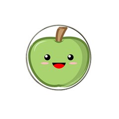 Kawaii Green Apple Hat Clip Ball Marker