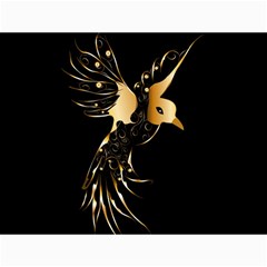 Beautiful Bird In Gold And Black Canvas 36  X 48  