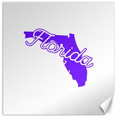 Florida Home State Pride Canvas 20  X 20  