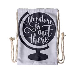 Adventure Is Out There Drawstring Bag (small) by CraftyLittleNodes