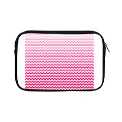 Pink Gradient Chevron Apple Ipad Mini Zipper Cases by CraftyLittleNodes