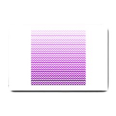 Purple Gradient Chevron Small Doormat  by CraftyLittleNodes