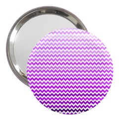 Purple Gradient Chevron 3  Handbag Mirrors by CraftyLittleNodes