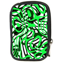 Ribbon Chaos Green Compact Camera Cases by ImpressiveMoments
