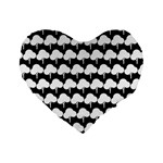 Pattern 361 Standard 16  Premium Flano Heart Shape Cushions