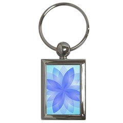 Abstract Lotus Flower 1 Key Chains (rectangle)  by MedusArt
