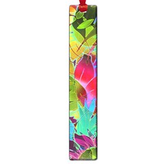 Floral Abstract 1 Large Book Marks by MedusArt