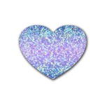 Glitter 2 Heart Coaster (4 pack) 