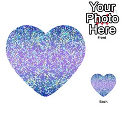 Glitter 2 Multi-purpose Cards (heart) 