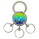 Glitter 4 3-Ring Key Chains Front