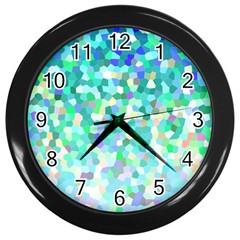 Mosaic Sparkley 1 Wall Clocks (black)