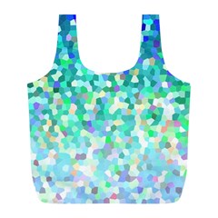 Mosaic Sparkley 1 Full Print Recycle Bags (l)  by MedusArt