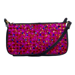 Polka Dot Sparkley Jewels 1 Shoulder Clutch Bags by MedusArt