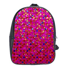 Polka Dot Sparkley Jewels 1 School Bags (xl)  by MedusArt