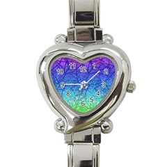 Grunge Art Abstract G57 Heart Italian Charm Watch by MedusArt