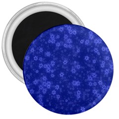 Snow Stars Blue 3  Magnets by ImpressiveMoments