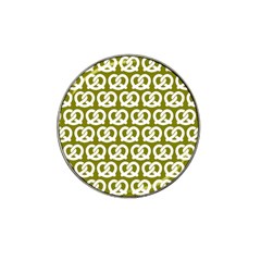 Olive Pretzel Illustrations Pattern Hat Clip Ball Marker by GardenOfOphir