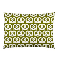 Olive Pretzel Illustrations Pattern Pillow Cases (two Sides) by GardenOfOphir