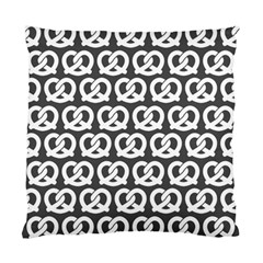 Gray Pretzel Illustrations Pattern Standard Cushion Cases (two Sides)  by GardenOfOphir
