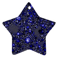Sci Fi Fantasy Cosmos Blue Star Ornament (two Sides)  by ImpressiveMoments