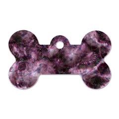 Alien Dna Purple Dog Tag Bone (one Side) by ImpressiveMoments