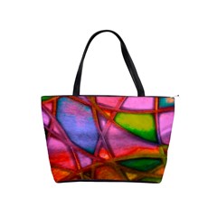 Imposant Abstract Red Shoulder Handbags by ImpressiveMoments