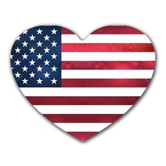Usa2 Heart Mousepads by ILoveAmerica