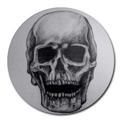 Skull Round Mousepads by ArtByThree