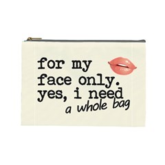 Face Only Cosmetic Bag (large)