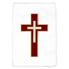 Red Christian Cross Removable Flap Cover (l) by igorsin