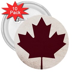 Style 4 3  Buttons (10 Pack)  by TheGreatNorth