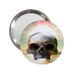 Skull Sunset 2 25  Handbag Mirrors by icarusismartdesigns