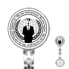 Anonymous Seal  Stainless Steel Nurses Watches by igorsin