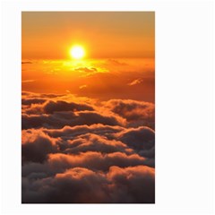 Sunset Over Clouds Small Garden Flag (two Sides) by trendistuff