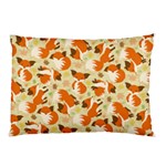 Curious Maple Fox Pillow Case (Two Sides) Back