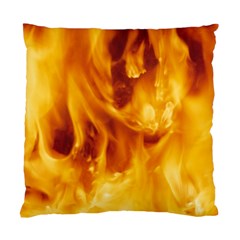 Yellow Flames Standard Cushion Case (one Side)  by trendistuff