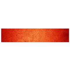 Orange Dot Art Flano Scarf (small)  by trendistuff