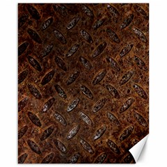 Rusty Metal Pattern Canvas 16  X 20   by trendistuff