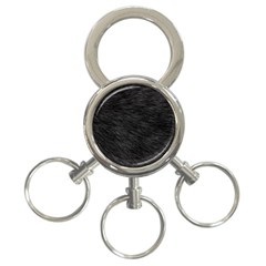 Black Cat Fur 3-ring Key Chains by trendistuff