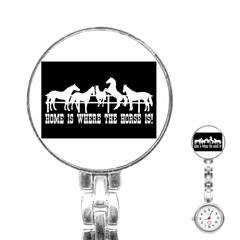 Home Is Where The Horse Is Stainless Steel Nurses Watches